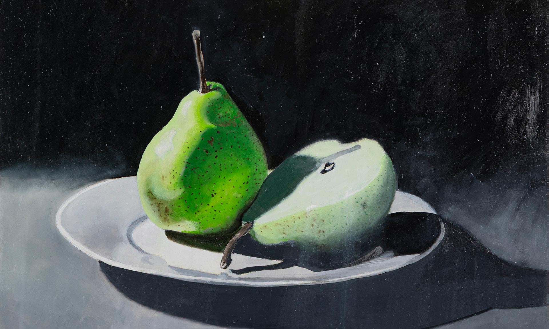 Pears in a Dish